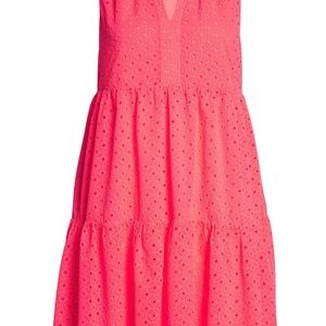 Lilley Pulitzer XL Novella Eyelet Swing Dress